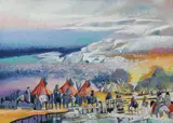 Earl Biss, Red Lodge -, Serigraph