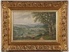 Herman Rhode, The Berkshires in Summer, Oil on canvas