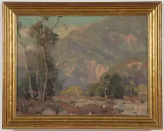 Orrin Augustine White, California Landscape -, Oil on canvas