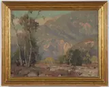 Orrin Augustine White, California Landscape -, Oil on canvas