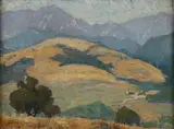 Charles Kilgore, California Landscape, Oil on artist board