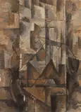 Georges Braque, Cubist Composition, Oil on canvas