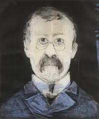 Pasteur- by Mauricio Lasansky, Etching with drypoint, sold Jul 2022