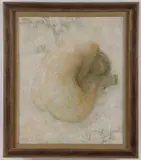 Alex Berdal, Nude and Snow, Oil on canvas