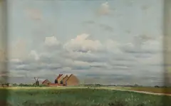 Frank von der Lancken, Field of Flanders-, Oil on canvas