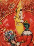 The Circus by Marc Chagall, Color lithograph, sold Apr 2022