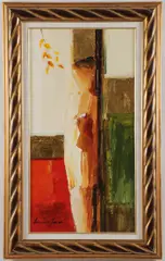 Reflections by Adriana Naveh, Oil on board, sold Apr 2022