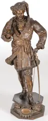 Auguste Poitevin, Peter the Great -, Gilt patinated metal