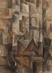 Georges Braque, Cubist Composition, Oil on canvas