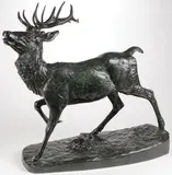 Antoine-Louis Barye, Cerf Debout (Standing Stag) -