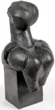 Figurina II - by Kosta Angeli Radovani, Bronze with brown patina, sold Dec 2021
