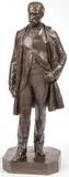 John Quincy Adams Ward, Henry Baldwin Hyde -, Bronze with dark brown patina
