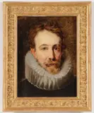 Peter Paul Rubens, Portrait of Man with Ruff Collar,, Oil on canvas laid down on wood panel