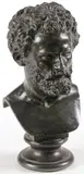 Louis-Ernest Barrias, Portrait of the Painter Henry Regnault -, Bronze bust with green patina