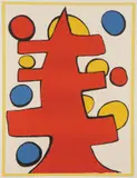Untitled (Red Tree) - by Alexander Calder, Lithograph, sold Dec 2021