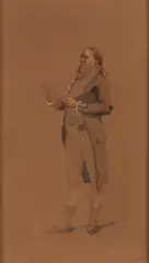 Édouard Detaille, Portrait of a Gentleman, Watercolor and gouache over pencil