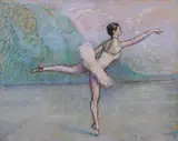 Louis Kronberg, NO 2. The Arabesque -, Pastel on board