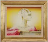 Philippe Augé, A Finely Dressed Art Deco Beauty, Oil on canvas