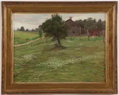 From the Back Window by Howard Thain, Oil on canvas board, offered Dec 2021