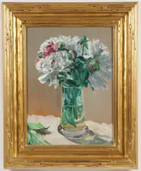 Zivko Zic, Floral Still Life, Oil on board