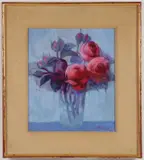 Stanley Mitruk, Victorian Roses, Oil on board