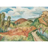 John Maclauchlan Milne, IN TUSCANY