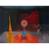 David Michie, CHINESE STATE CIRCUS PRESENTATION, oil on canvas