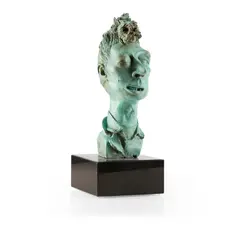 John Byrne, FEG, bronze sculpture on marble base