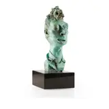John Byrne, FEG, bronze sculpture on marble base