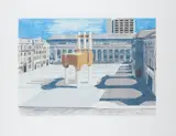 David Mach, BATTERSEA CHAIR I, 1993, crayon and pencil on paper