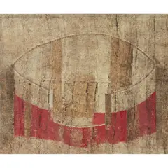 Luís Lleó, RAISE, 1990, Oil and wax on canvas