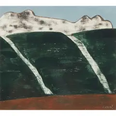 Bet Low, HILLSIDE, mixed media