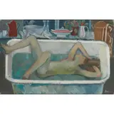 John G. Boyd, BATHING, oil on canvas
