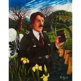 Jim Dalziel, PARACHUTIST, acrylic
