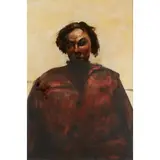 Craig Mulholland, HEAD, oil on board