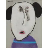 Pat Douthwaite, UNTITLED - PURPLE JUMPER (FROM THE SPANISH HEADS SERIES)