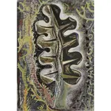 John Byrne, ABSTRACT LEAF, mixed media