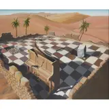Gordon K. Mitchell, DESERT SONG, 1980, right oil on canvas