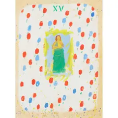 Joe Tilson, POLYMNIA (LYRIC POETRY), 1995, acrylic