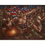 Peter Howson, MELCHI, 2015, pastel on coloured paper
