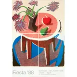 David Hockney, FIESTA '88 (BAGGOTT 178), Off-set lithograph