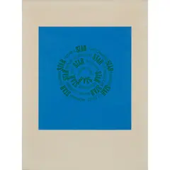 SEA POPPY II by Ian Hamilton Finlay, 1968, Screenprint, ed. 250, sold Apr 2023