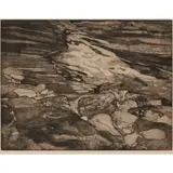 Frances Walker, ROCKPOOL, Etching, 11/30