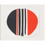 Terry Frost, RED, BLACK AND WHITE WITH CREAM, Screenprint, 16/100