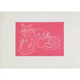 Ai Weiwei, CATS (PINK EDITION), 2022, Screenprint, 125/300