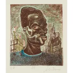 E ST. by John Byrne, Lithograph with some hand-colouring, 3/3, sold Apr 2023