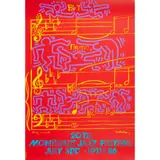 Keith Haring, MONTREUX JAZZ FESTIVAL, 1986, Screenprint