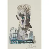 John Byrne, SELF PORTRAIT, Monotype, 1/1