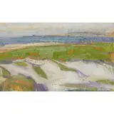 Gordon Bryce, SAND DUNES, ARDNAMURCHAN, Oil on board