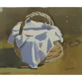 Alexander Goudie, THE PICNIC BASKET, watercolour
